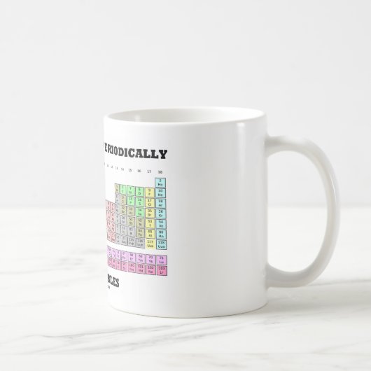 Mug Les chimistes le font périodiquement avec des (Droite)