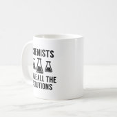 Mug Les Chimistes Ont Toutes Les Solutions (Devant gauche)