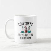 Mug Les Chimistes Ont Toutes Les Solutions (Gauche)
