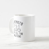 Mug Les Chimistes Ont Toutes Les Solutions (Devant gauche)