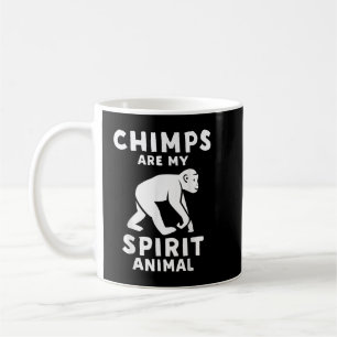 Mug Les Chimpanzés Sont Mon Esprit Animal Drôle Chimpa