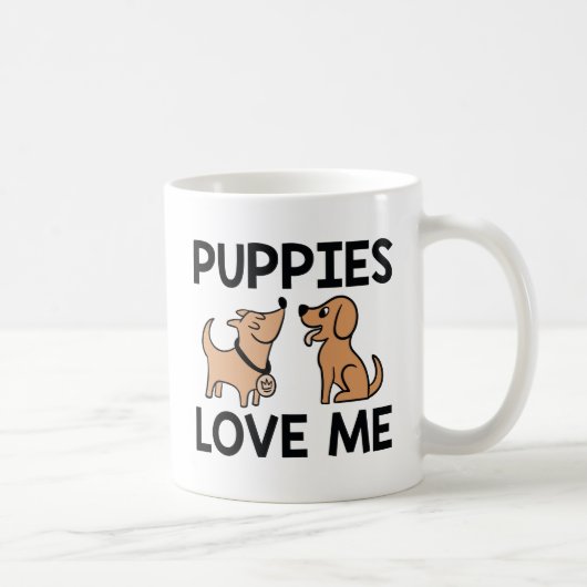 Mug Les chiots m'aiment (Droite)