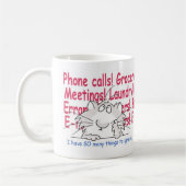 MUG LES CHOSES À IGNORER (Gauche)
