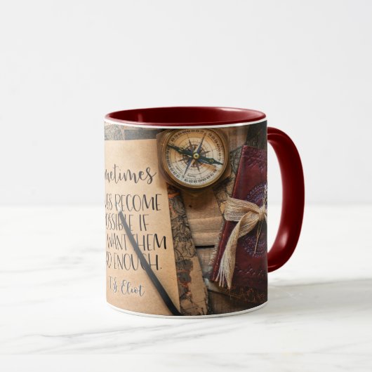 Mug Les choses deviennent possibles (Devant droit)