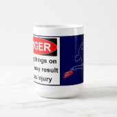 Mug Les choses émouvantes sur ce bureau peuvent avoir (Centre)