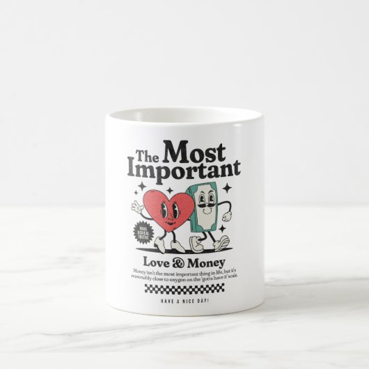 Mug Les Choses les Plus Importantes de la Vie – Amour (Centre)
