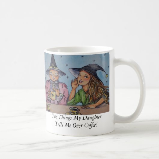 Mug Les choses ma fille m'indique au-dessus de… (Droite)