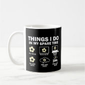 Mug Les Choses Que Je Fais Dans Mon Soccer De Temps Li (Gauche)