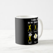 Mug Les Choses Que Je Fais Dans Mon Temps De Secours J (Devant droit)