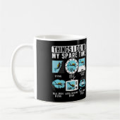 Mug Les Choses Que Je Fais Dans Mon Temps Libre Plongé (Gauche)