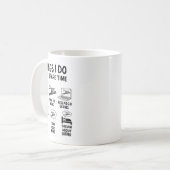 Mug Les Choses Que Je Fais Dans Mon Temps Libre Ski Sp (Devant gauche)