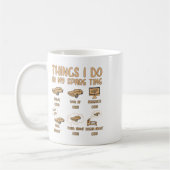 Mug Les Choses Que Je Fais Dans Mon Temps Libre Voitur (Gauche)