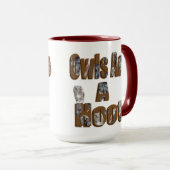 Mug Les Chouettes Sont Un Logo D'Image De Chaud, (Devant droit)