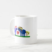 Mug Les chutes d'Unicorn enchantées (Devant gauche)