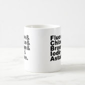 Mug Les cinq halogènes de la chimie | chlore, le brome (Centre)