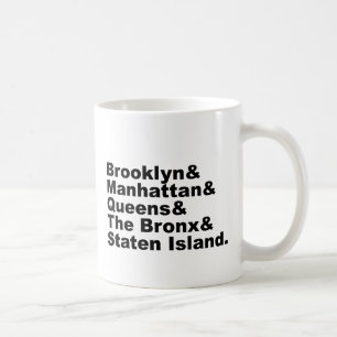 Mug Les cinq quartiers de New York