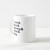Mug Les cinq rats | Frank Dean Sammy Joey & Peter (Devant gauche)