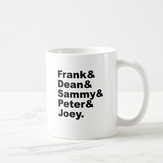Mug Les cinq rats | Frank Dean Sammy Joey & Peter (Droite)