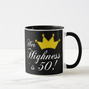 Mug les cinquantième cadeaux d'anniversaire, son