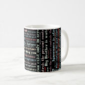 Mug Les citations d'Orwell (Devant droit)
