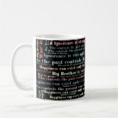 Mug Les citations d'Orwell (Gauche)
