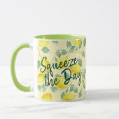 Mug Les citrons d'aquarelle serrent le jour (Gauche)