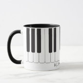 Mug Les clés faites sur commande de piano de bois