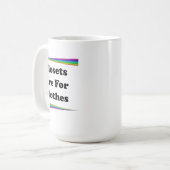 Mug Les Closets Sont Pour Les Vêtements (Devant gauche)