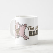 Mug Les cochons sont sanglotés prêts à voler pour s'am (Devant gauche)