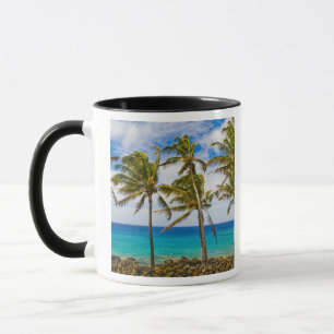Mug Les cocotiers (Cocos nucifera) se balancent dans