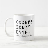 Mug Les codeurs n'octet pas (Gauche)