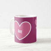 Mug Les coeurs de la BELLE-FILLE les plus (Devant gauche)