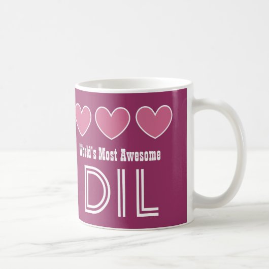 Mug Les coeurs de la BELLE-FILLE les plus (Droite)