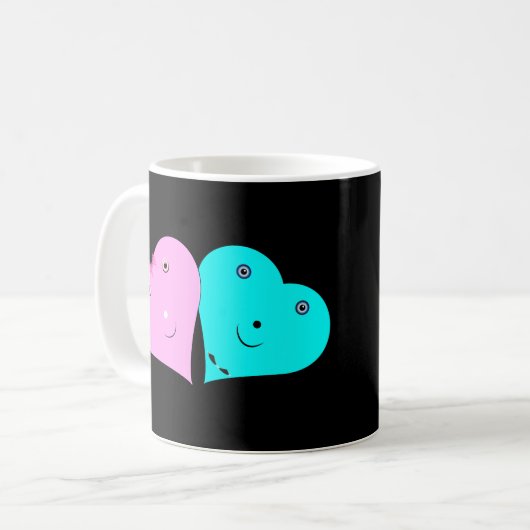 Mug les coeurs de m. & mrs (Devant gauche)