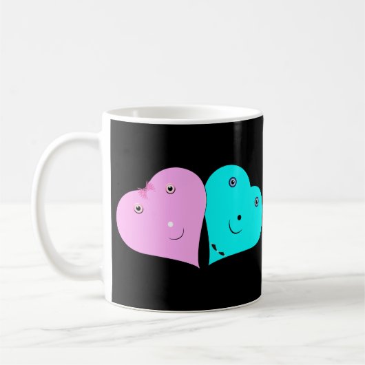 Mug les coeurs de m. & mrs (Gauche)