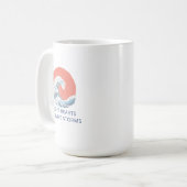 Mug Les cœurs doux survivent aux tempêtes (Devant gauche)