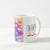 Mug Les Coeurs flammés (Devant droit)