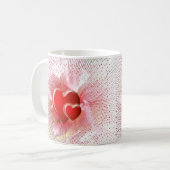 Mug Les coeurs romantiques du jour de Valentines (Devant gauche)