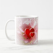 Mug Les coeurs romantiques du jour de Valentines (Gauche)