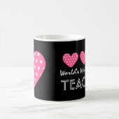Mug Les coeurs V06 du PROFESSEUR les plus (Centre)