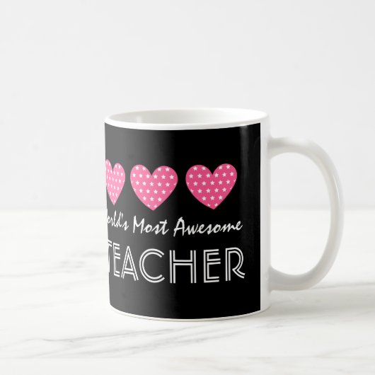 Mug Les coeurs V06 du PROFESSEUR les plus (Droite)