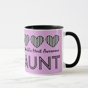 Mug Les coeurs V15 de TANTE les plus impressionnants