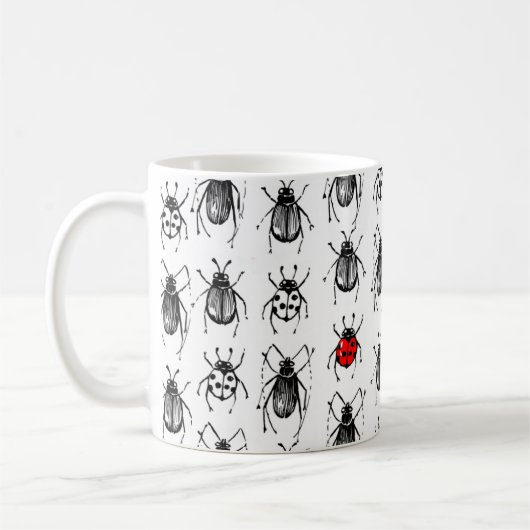 Mug Les coléoptères et les coccinelles (Gauche)