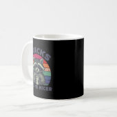 Mug Les collations me rendent plus gentil Raton laveur (Devant gauche)