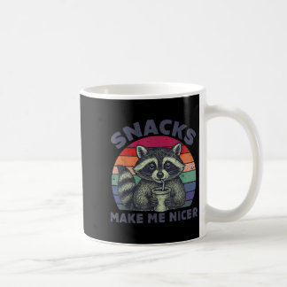 Mug Les collations me rendent plus gentil Raton laveur