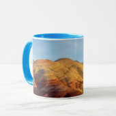 Mug Les Collines Peintes Dans Les Lits Fossiles Du Jou (Devant gauche)