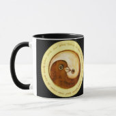 Mug Les colombes de paix de Yin Yang (Gauche)