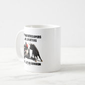 Mug Les Concepteurs De Logiciels Les Bullfighter Ont E (Devant gauche)
