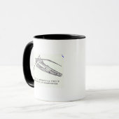 Mug Les conceptions de Leonardo da Vinci pour un (Devant gauche)
