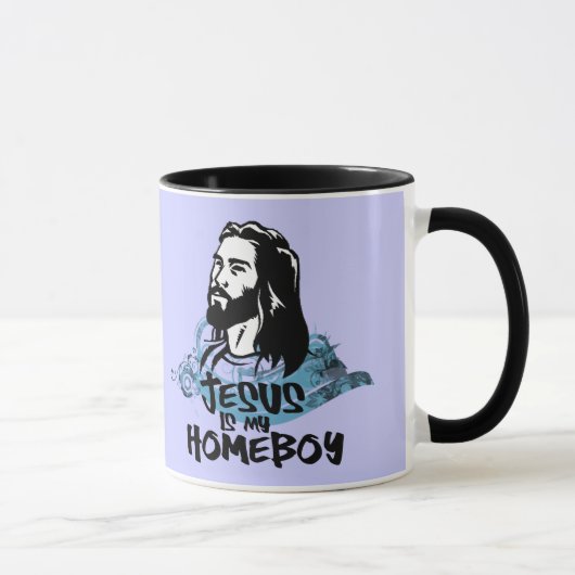 Mug Les conceptions Jésus de Riyah-Li est mon Homeboy (Droite)